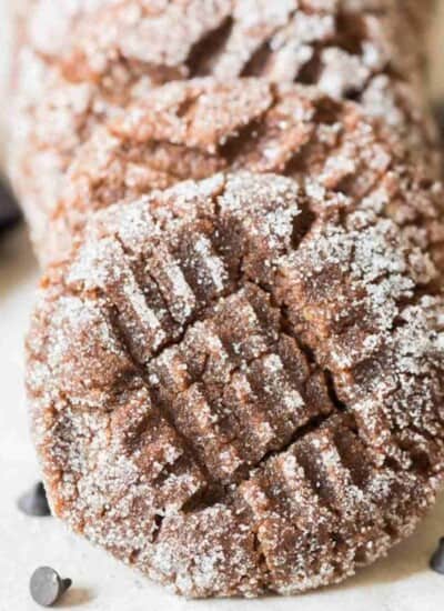 cookies made of peanut butter and chocolate