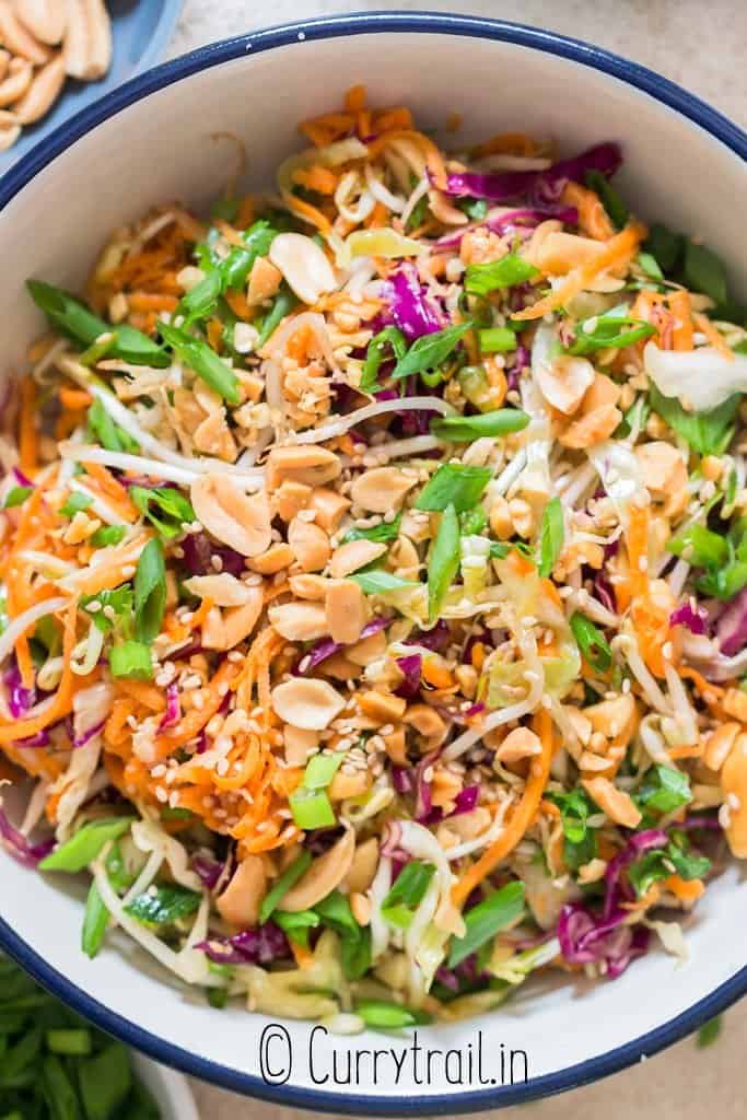 Coleslaw Asian style salad