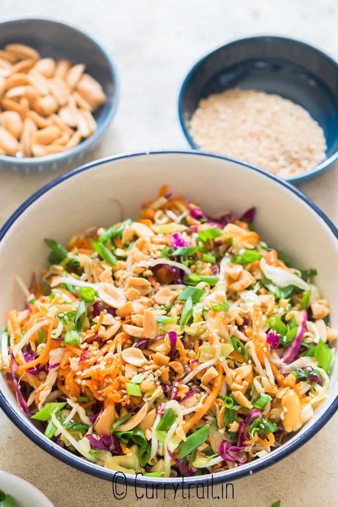 Coleslaw Asian style salad