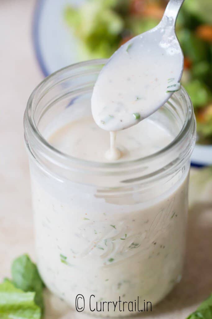 Homemade Buttermilk Ranch Dressing - Curry Trail