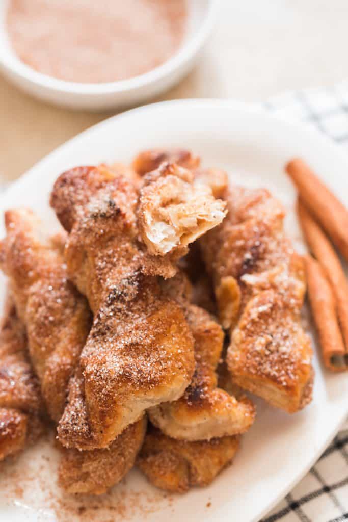 flaky cinnamon twists