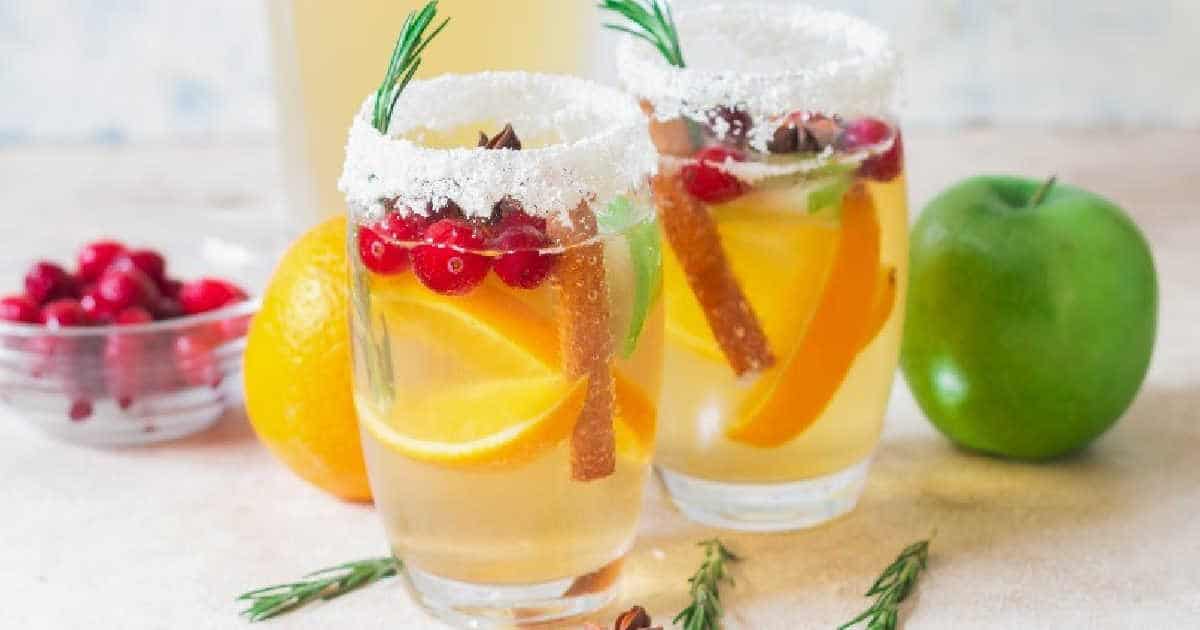 White Wine Christmas Sangria Curry Trail