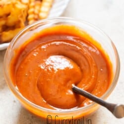 spicy Korean mayonnaise in a bowl.