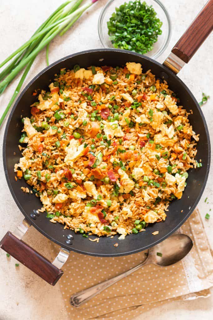 easy bacon fried rice