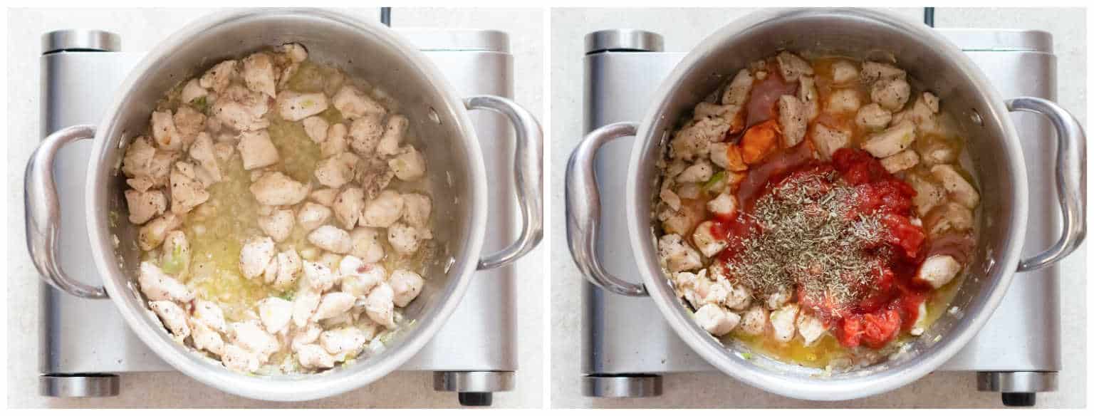 Creamy Tomato Chicken Pasta - Curry Trail