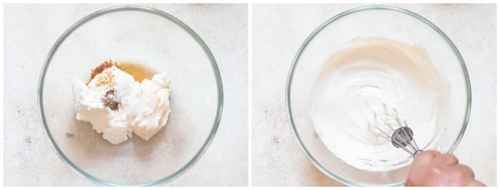 making sour cream dressing for cucumber salad