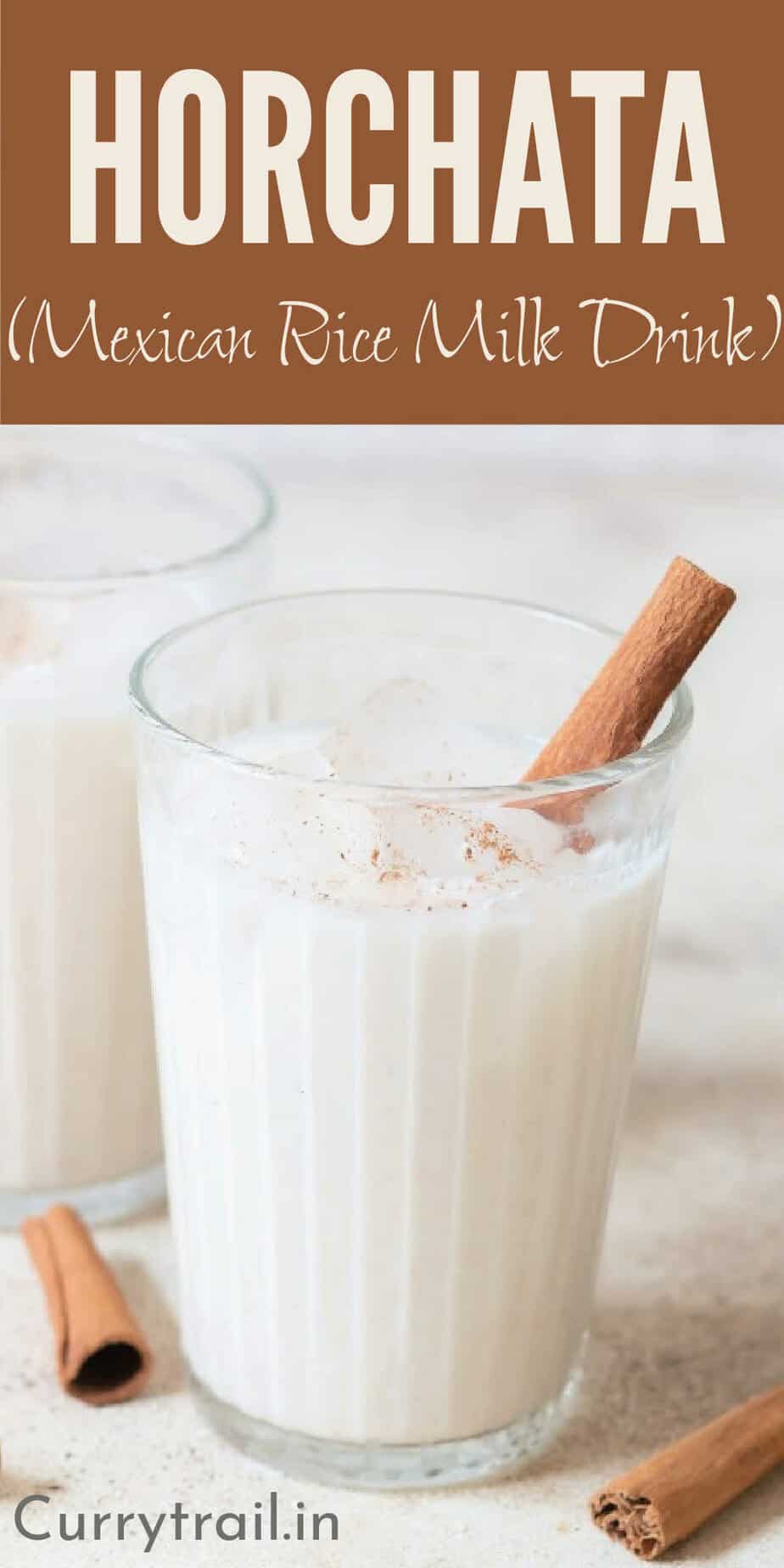 Horchata Recipe (Easy Mexican Rice Milk Drink) Curry Trail