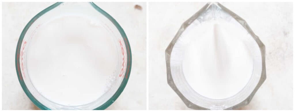 making Mexican drink with rice