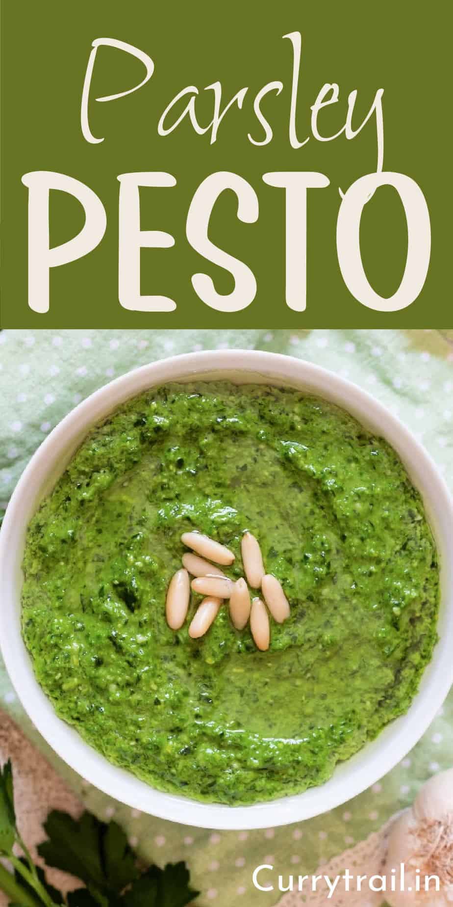 Parsley Pesto Curry Trail