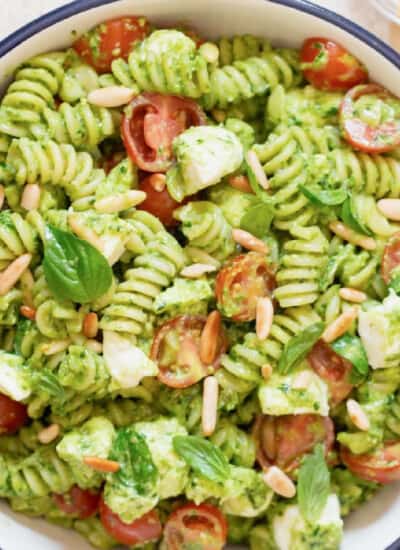 pasta salad with pesto