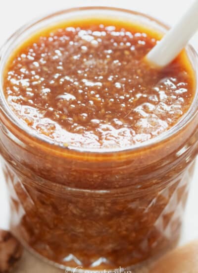 Japanese dipping sauce using fresh ginger