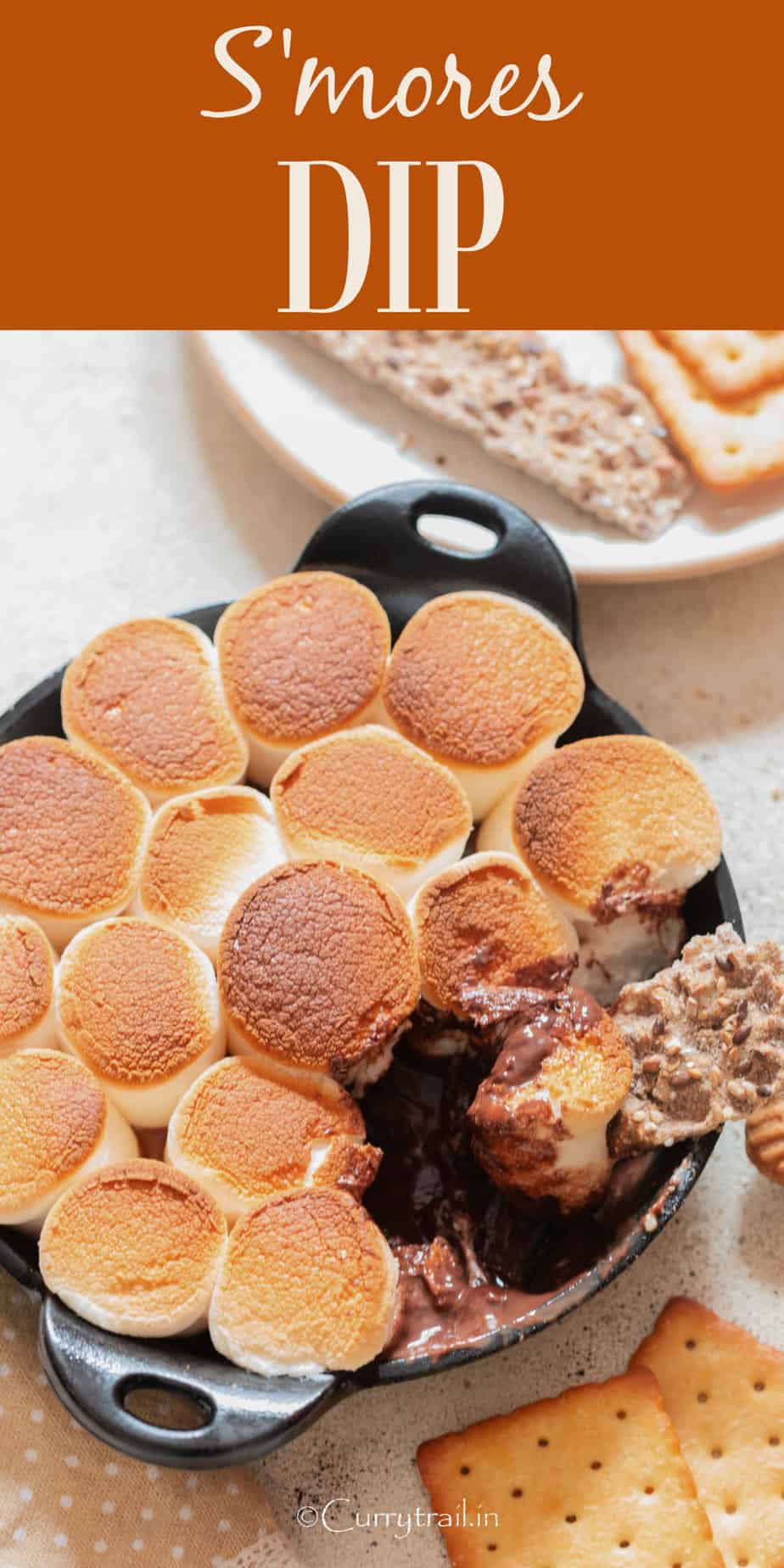 Indoor S'mores Dip Recipe Curry Trail