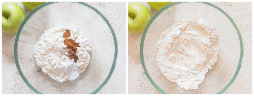 dry ingredients for pancake batter