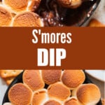marshmallow dip with text