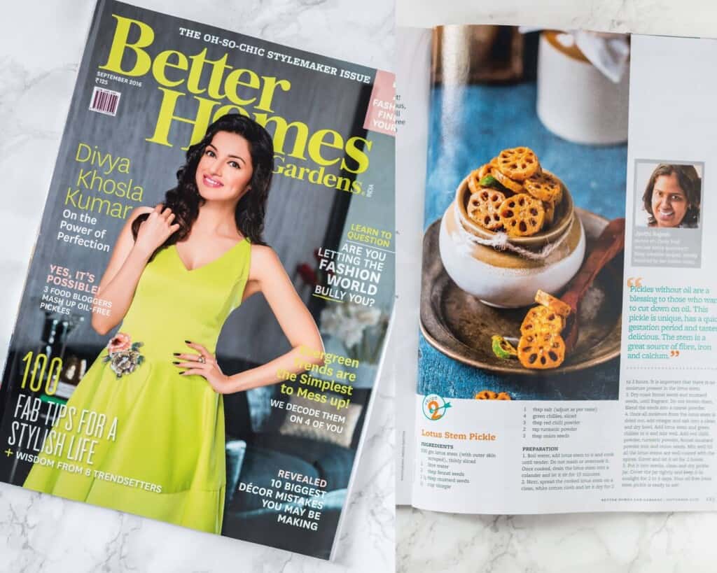 currytrail's recipe featured in better homes and garden magazine.