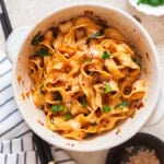 spicy garlic chili oil noodles.