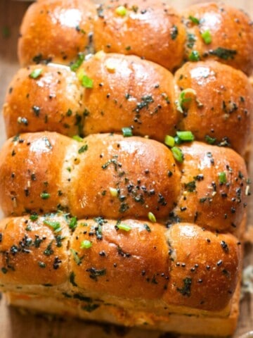 buffalo chicken sliders with cheesy buffalo chicken stuffing.