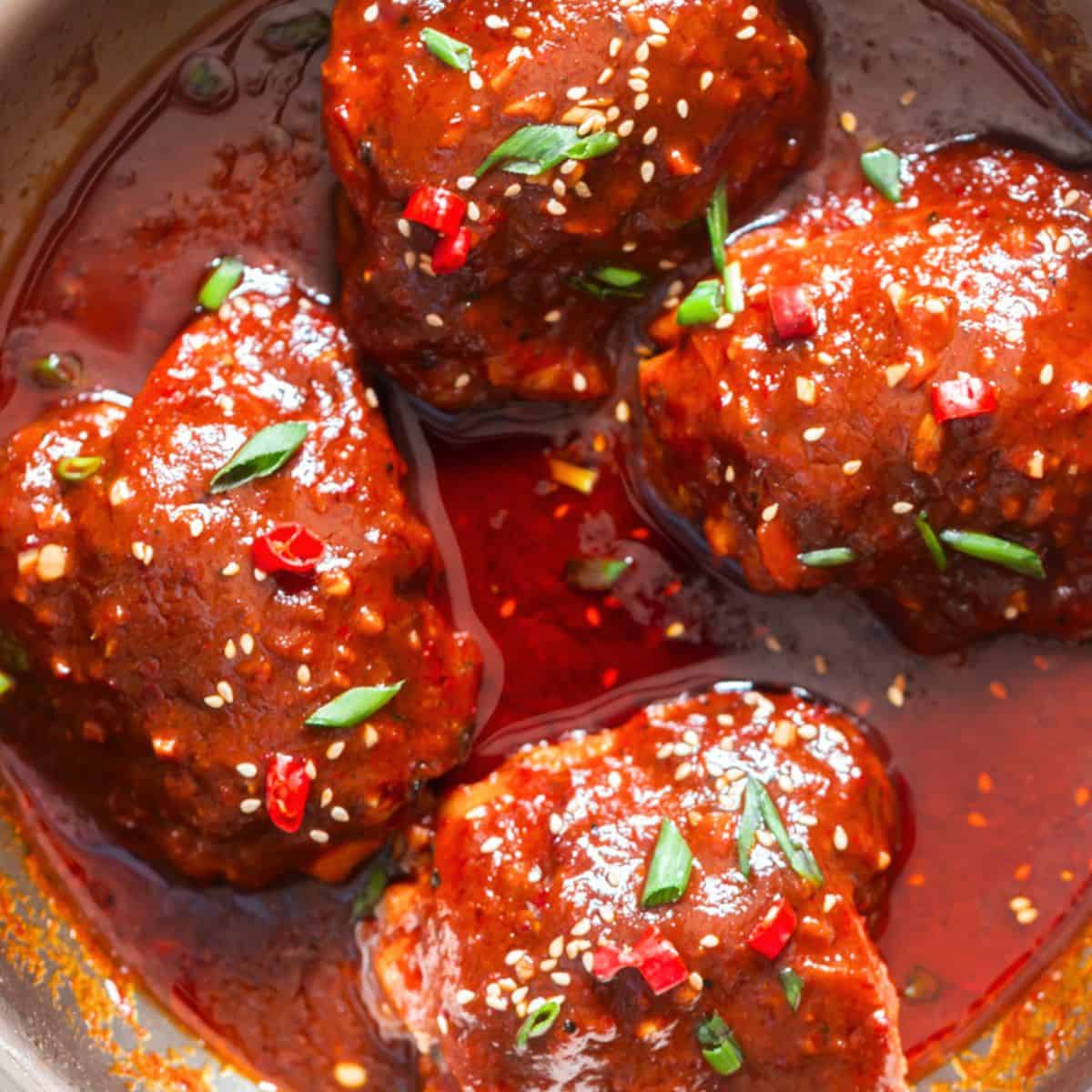 One Pan Spicy Gochujang Chicken - Curry Trail